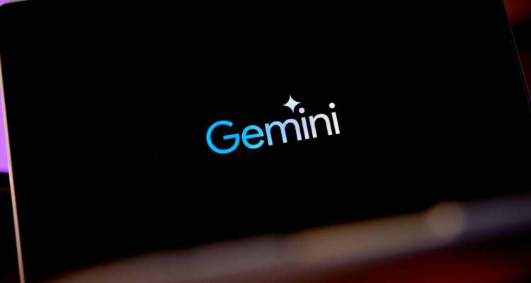 Google Gemini app for iPhone showcasing its AI-powered features for writing, translating, and real-time assistance.